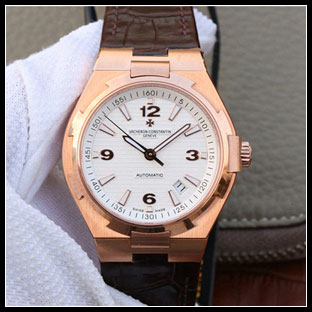 ヴァシュロンコンスタン メンズ 42mm 自動巻き腕時計