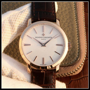 ヴァシュロンコンスタン メンズ 38mm シースルーバック 自動巻き腕時計