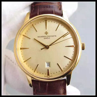 ヴァシュロンコンスタン メンズ 40mm シースルーバック 自動巻き腕時計