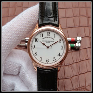 ヴァシュロンコンスタン メンズ 40mm シースルーバック 自動巻き腕時計