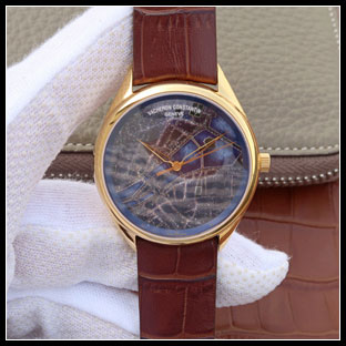 ヴァシュロンコンスタン メンズ 40mm シースルーバック 自動巻き腕時計