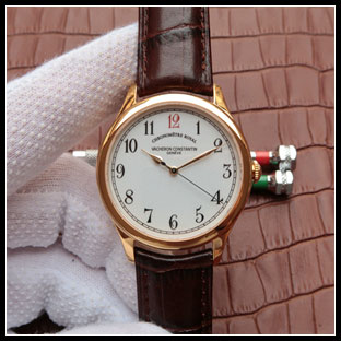 ヴァシュロンコンスタン メンズ 40mm シースルーバック 自動巻き腕時計
