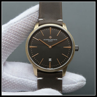 ヴァシュロンコンスタン メンズ 41mm シースルーバック 自動巻き腕時計