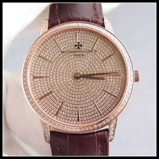 ヴァシュロンコンスタン メンズ 40mm シースルーバック 自動巻き腕時計