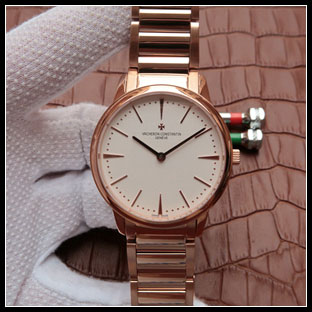 ヴァシュロンコンスタン メンズ 36mm シースルーバック自動巻き腕時計