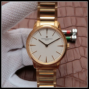 ヴァシュロンコンスタン メンズ 36mm シースルーバック 自動巻き腕時計