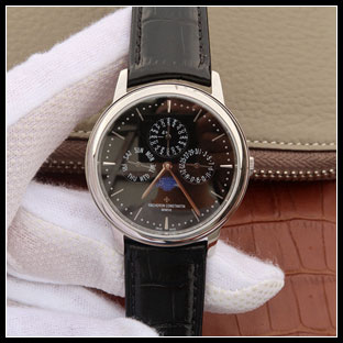 ヴァシュロンコンスタン メンズ 41mm シースルーバック 自動巻き腕時計