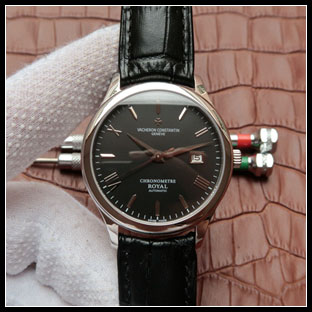 ヴァシュロンコンスタン メンズ 40mm シースルーバック 自動巻き腕時計