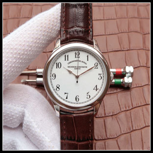 ヴァシュロンコンスタン メンズ 40mm シースルーバック 自動巻き腕時計