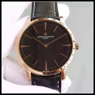 ヴァシュロンコンスタン メンズ 42mm シースルーバック 自動巻き腕時計