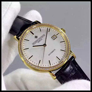 ヴァシュロンコンスタン メンズ 40mm シースルーバック 自動巻き腕時計