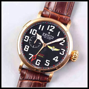 ゼニス ZENITH メンズ 45mm スイスムーブメント 自動巻き腕時計